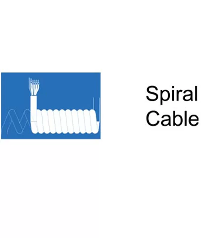 Spiral Charging cable Features